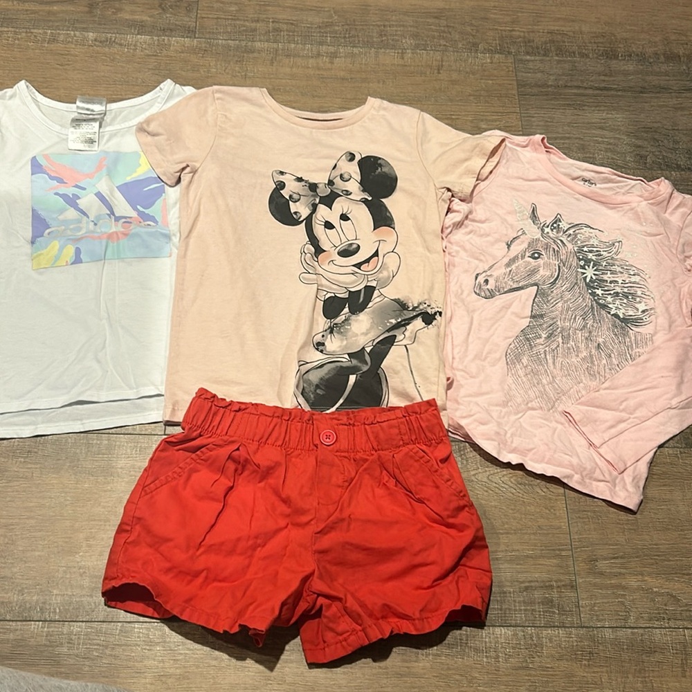 Carters & Adidas Size 7 Shirts